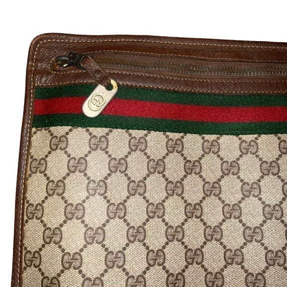 GUCCI Vintage GG Portfolio Bag - Picture 11 of 12